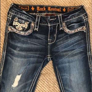 EUC rock revival skinny jeans